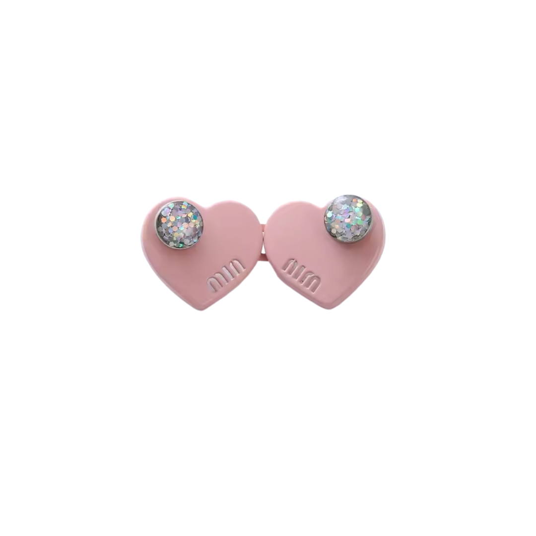 Cora rosa con diamantes