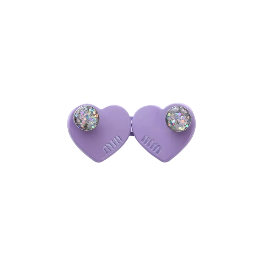 Cora lila con diamantes